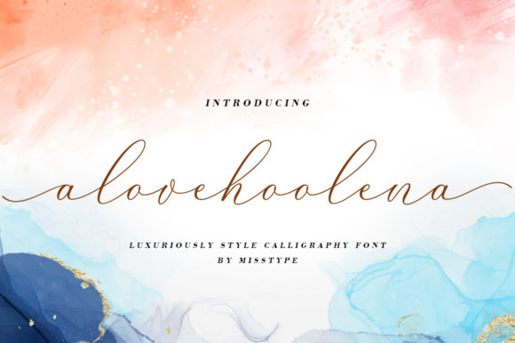 Alove Hoolena: A Sweet Hand-Lettered Font for Authentic Campaigns
