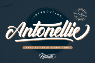 Antonellie Script Font for Polished Branding