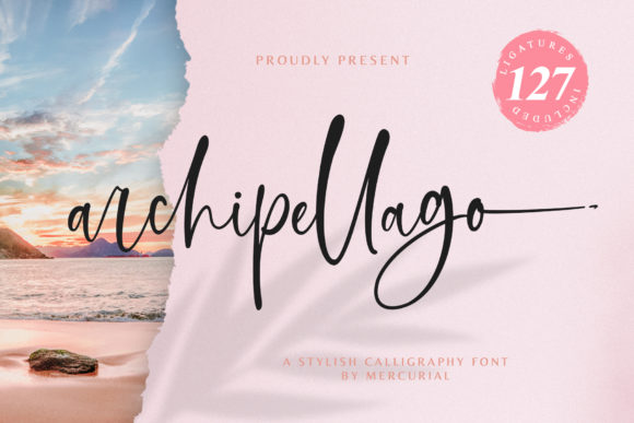 Archipellago: A Stylish Handwriting Font for Modern Promo Design