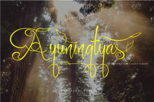 Ayuningtyas Script Font for Elegant Editorial Design
