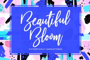 Beautiful Bloom: A Script Handwritten Font for Thoughtful Editorial Design