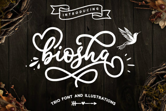 Biosha: A Stunning Script Handwritten Font for Digital Branding