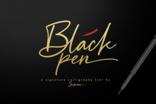 Black Pen Script: A Fresh Script Handwritten Font for Editorial Charm
