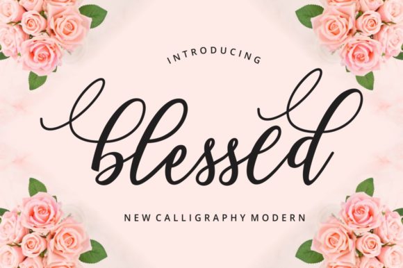 Blessed Font: Modern Calligraphy for Digital Branding