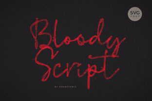 Bloody Script: A Horror Script Font for Bold Campaign Visuals