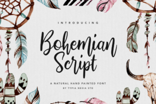 Bohemian Script: Organic Handwritten Elegance for Real Design Work