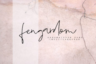 Fengardom: A Modern Script Handwritten Font for Scroll-Stopping Brand Content