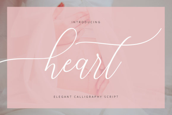 Heart Handwritten Font for Makers & Printables
