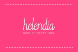 Helendia: A Smooth, Lovely Round Script Handwritten Font