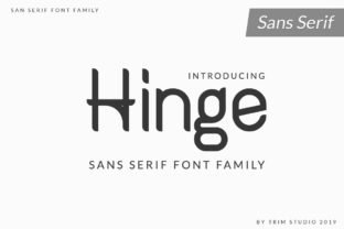 Hinge Font: A Bold & Fun Sans Serif for Makers