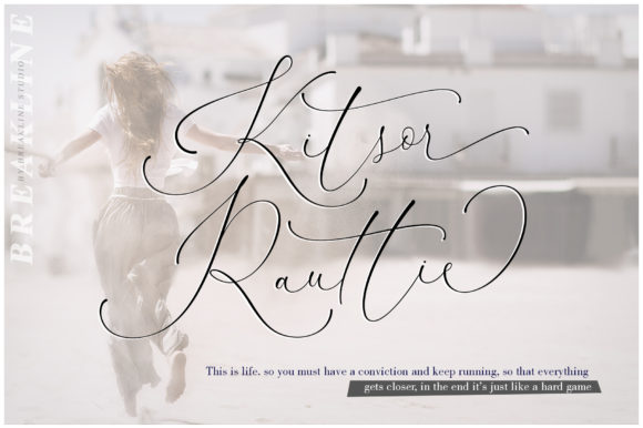Kitsor Rauttie Signature Font for Elegant Branding