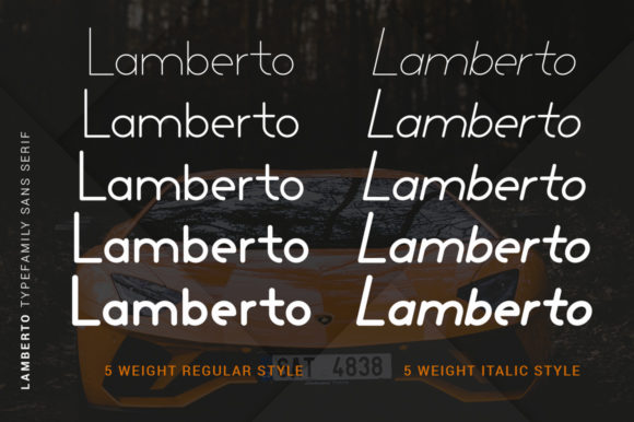 Lamberto Family: A Versatile Sans Serif Font for Editorial Design