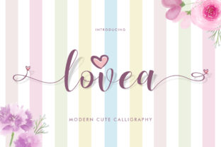 Lovea Script: A Cheerful Modern Calligraphy Font for Scroll-Stopping Design