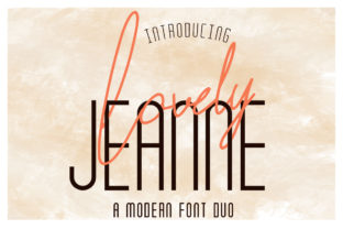 Lovely Jeanne Duo: A Script Handwritten Font for Standout Branding