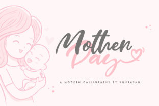 Mother Day Script: A Joyful Handwritten Font for Branding