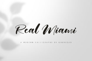 Real Miami Script Handwritten Font