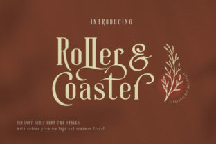Roller Coaster Serif Font for Elegant Editorial Design