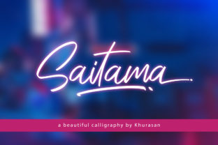 Saitama: A Light Handwritten Font for Editorial Charm