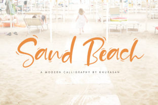 Sand Beach Script Handwritten Font for Editorial Warmth