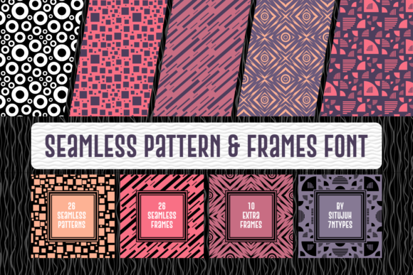 Seamless Pattern Frames: A Dingbats Font for Scroll-Stopping Visuals