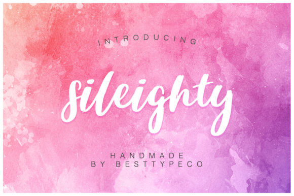 Sileighty Casual Script Font for Handmade Creators