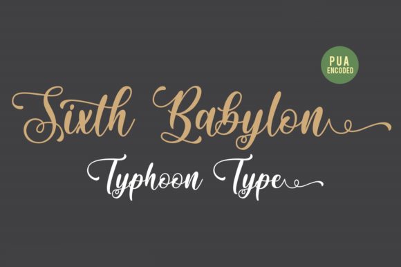 Sixth Babylon: A Script Handwritten Font That Elevates Your Brand