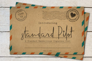 Standard Pilot: A Natural Ballpoint Script Font for Real Branding
