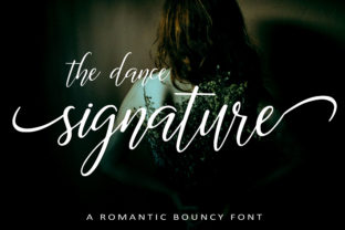 The Dance Signature Font for Classy Handwritten Branding